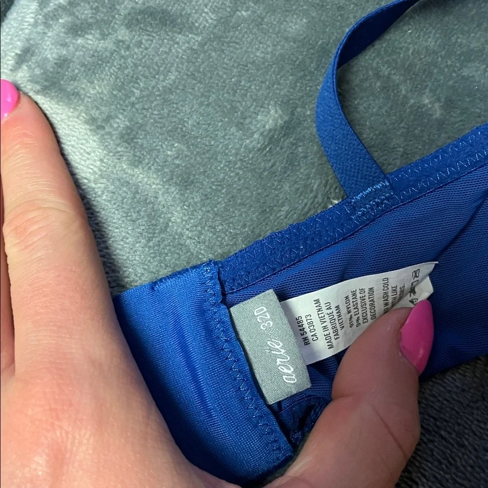 Aerie Blue Lace Bra - Picture 3 of 3